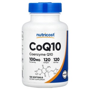 Nutricost CoQ10, 100 mg, 120 Softgels - 1 of 2