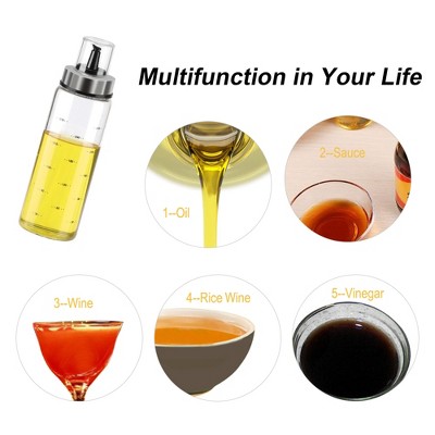 Unique Bargains Kitchen Cooking Stainless Steel Spout Accurate Pour Drip-Free Dispenser Bottle with ML Marks 300ML — фото 5