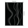 Amanti Art Rippling Stitches II by Regina Moore Canvas Wall Art Print Framed 18 x 24-in. - 4 of 4