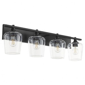 Quorum Lighting Veno 4 - Light Vanity in  Matte Black - 1 of 1