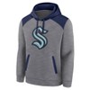 NHL Seattle Kraken Men's Gray Poly Hooded Sweatshirt - 2 of 3