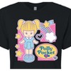 Women's - Polly Pocket - Retro Polly Pocket Doll Cropped Graphic T-Shirt - 2 of 4