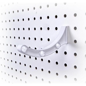 Peggy Pegboard Work Station Organizer – Hooks & Dowels for Tape, Ribbon, Wire, Crafts, Wine Rack - 1 of 4