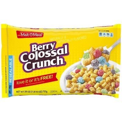 Berry Colossal Crunch Breakfast Cereal 26oz Malt O Meal Target