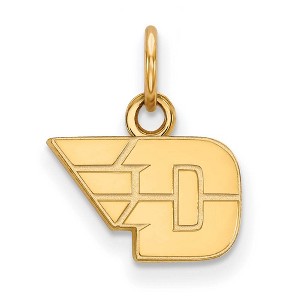 Black Bow Jewelry 10k Yellow Gold Dayton Flyers NCAA Extra Small Pendant - 1 of 3