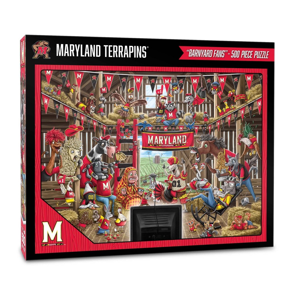 Photos - Jigsaw Puzzle / Mosaic NCAA Maryland Terrapins Barnyard Fans 500pc Puzzle