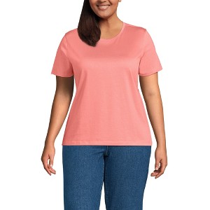 Lands' End Women's Relaxed Supima Cotton T-Shirt - 1 of 3