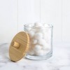 Spa Glass Cotton Ball Jar - Allure Home Creations - 4 of 4