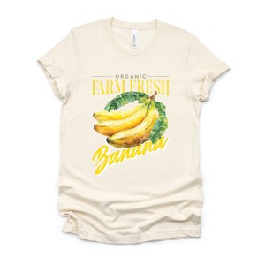 Simply Sage Market Farm Fresh Banana Watercolor Short Sleeve Tee - 1 of 4