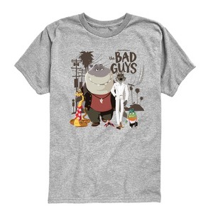 Boys' - The Bad Guys - Mr. Wolf and Friends Short Sleeve Graphic T-Shirt - 1 of 4