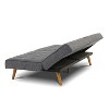 CAVINAS Foldable Sofa Bed Convertible Folding Couch with Adjustable Backrest for Apartment, Living Rooms - 2 of 4