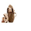 THE DUST COMPANY Leather Messenger In Waxed Cotton Made in USA - 3 of 4