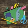 Looney Tunes Road Runner Makeup Cosmetic Bag Organizer Pouch - 2 of 4