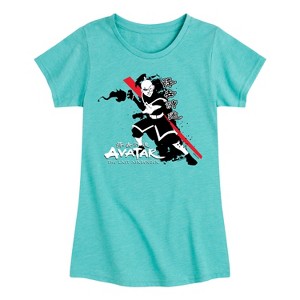 Girls' - Avatar: The Last Airbender - Zuko Fire Nation Fitted Short Sleeve Graphic T-Shirt - 1 of 4