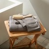 Moda at Home 6pc Marbella Hand Towels Steel Gray - 2 of 3
