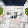 Stupell Industries Highland Sketch in Mountains Printed Outdoor Door Mat, design by Kim Allen, 18"x30" - 3 of 4