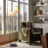 2-Head Floor Lamp with Trimmed Shade Black - Threshold™ designed with Studio McGee - 3 of 4