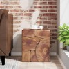 vidaXL Stool Brown Solid teak wood Medium Hardwood Wooden Stool - 2 of 4
