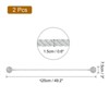 Unique Bargains Cotton Decorative with Double Ball Indoor outdoor Curtain Holdbacks 2 Pcs - 2 of 4