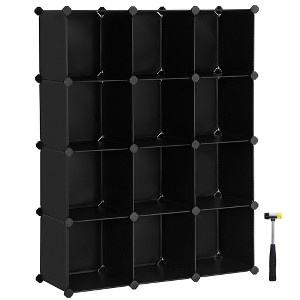 SONGMICS DIY Cube Storage Organizer Shelf Cabinet Bookshelf Bookcase - 1 of 4