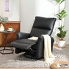 KTMBDW Power Recliner Chair, 270 Swivel Rocker Chair,Small Rocking Recliner Chair for Small Spaces,Upholstered Glider Recliner Chair with Side Pockets - 3 of 4
