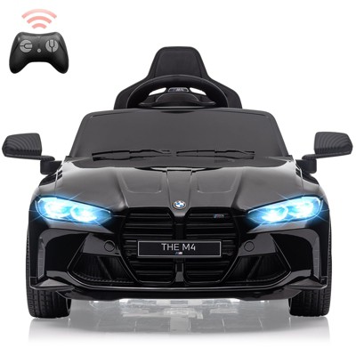 12V Licensed BMW M4 Kids Ride On Car,Electric Toy Vehicle with Remote Control, 3 Adjustable Speeds, Bluetooth