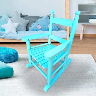 Nursery Rocking Chair, Children's Glider Chair With Backrest, Armrests ...