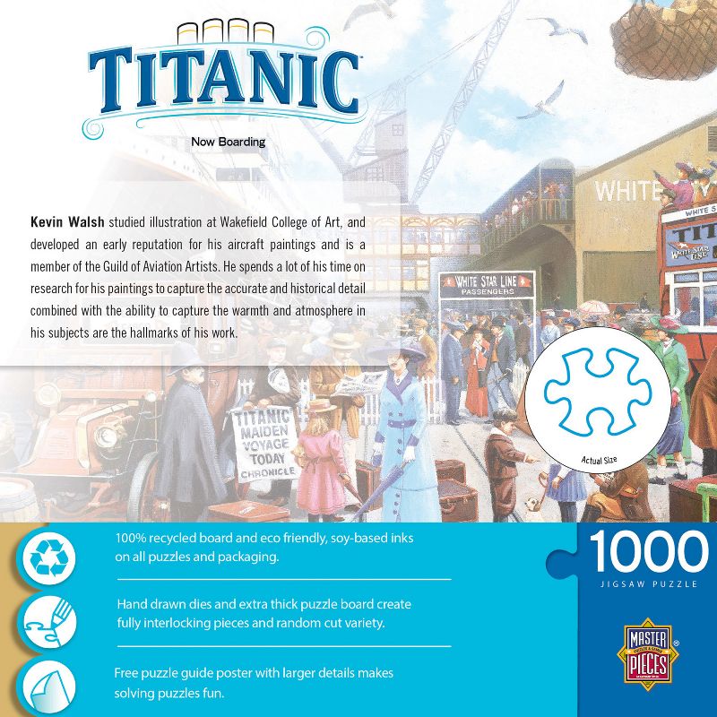 MasterPieces 1000 Piece Jigsaw Puzzle - Titanic Boarding - 19.25"x26.75", 4 of 8