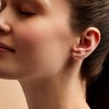 Pure Collection by Ross-Simons 0.20 ct. t.w. Diamond Leaves Ear Climbers in 14kt Yellow Gold - 4 of 4