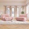 SYFERLORY Soft Beanbag Chair Set of 2，Fireside Bean Bag Lounger Memory Foam Chair For Home, Apartment Or Gaming Venue - 3 of 4