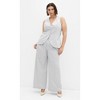 Women's Plus Size Jaz Print Vest - silver | CITY CHIC - 2 of 4