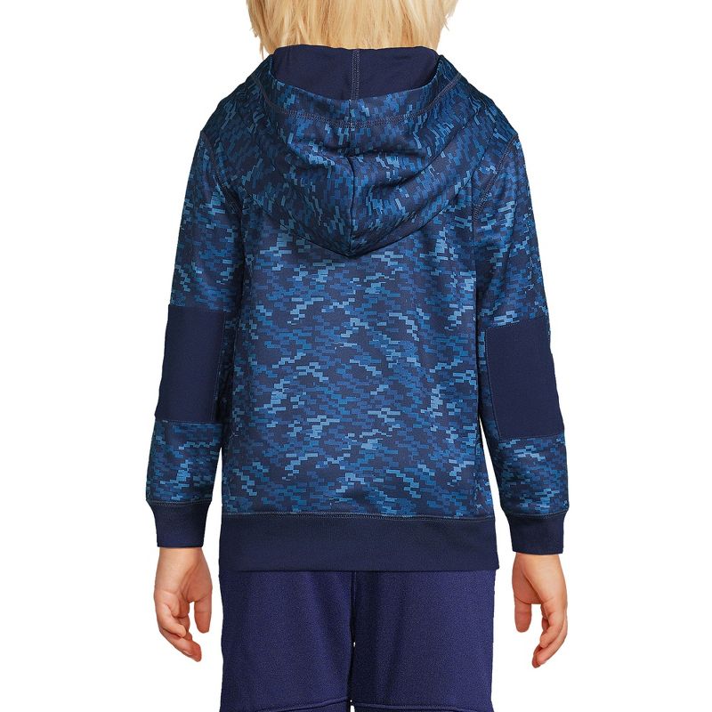 Lands' End Kids Graphic Tricot Pullover Hoodie Sweatshirt, 2 of 5