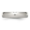 Black Bow Jewelry 5mm Stainless Steel Polished Domed Comfort Fit Band - 3 of 4