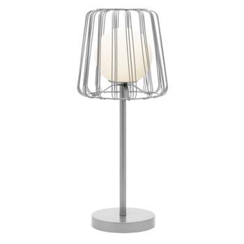 19.75" Mateo Caged Globe Shade Table Lamp - River of Goods