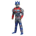 Kids' Transformers T7 Optimus Prime Muscle Chest Halloween Costume Jumpsuit with Mask 4-6