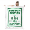 NBA Boston Celtics 2024 Multi Champs Lucky Silk Touch Throw Blanket 50 x 60 inches - 2 of 4
