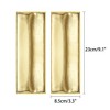 INSPIRE CHIC Women's Fingerless Shiny Lightweight Gloves 1 Pair - 2 of 4