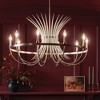 Felicity 37" 9 Light Chandelier Brushed Nickel - 2 of 3