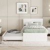 ALEXOUN Platform Bed Frame with Headboard,Wood Bed Frame with Wood Slats Support,for Bedroom Apartment - 2 of 4
