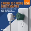 MeasuPro 3 to 2 Prong Grounding Adapter Plug - UL listed - 4 of 4