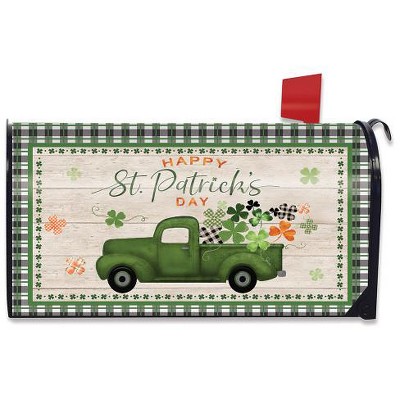 St. Pat's Pickup Holiday Magnetic Mailbox Cover Standard Briarwood Lane