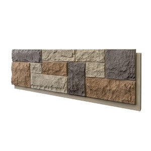 1-Pack Faux Stone Wall Covering Panels for Interior and Exterior Decor, PU Stone Veneer, Siding Panels, 48.03" x 12.99" - 1 of 4