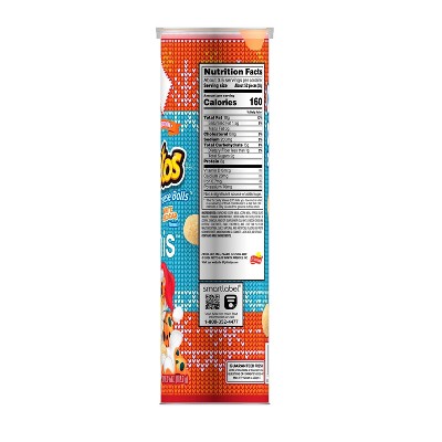 Cheetos Minis Holiday Snowy Cheese Balls White Cheddar Take Home - 3.625oz