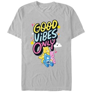 Men's Care Bears Good Vibes Only T-Shirt - 1 of 4