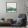 Amanti Art Emerald Foothills II by June Erica Vess Wood Framed Wall Art Print - 4 of 4