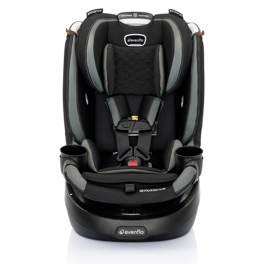 Evenflo Revolve 360 Slim 2-in-1 Rotational Convertible Car Seat with Quick Clean Cover - Salem -  89036221
