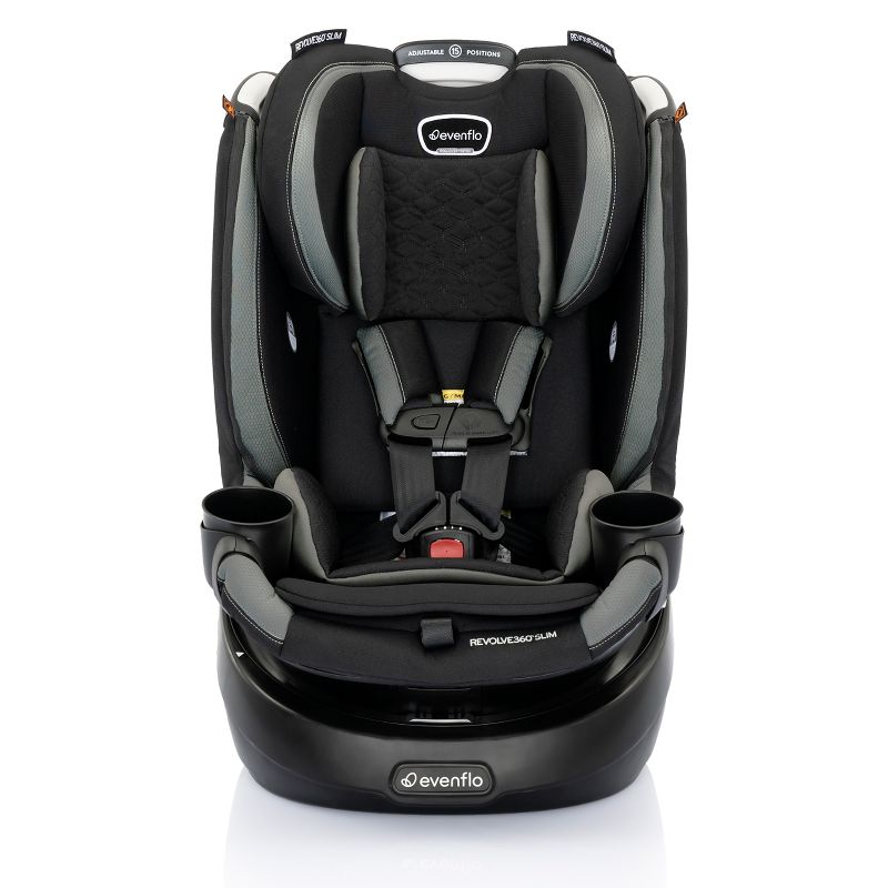 Evenflo Revolve 360 Slim 2-in-1 Rotational Convertible Car Seat with Quick Clean Cover, 1 of 34