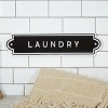 VIP Metal 18 in. Black Embossed Laundry Sign - 2 of 4