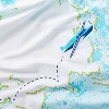 Fitted Crib Sheet World Map - Cloud Island™ Light Blue - image 4 of 4