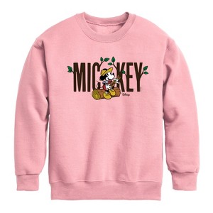 Boys' - Disney - Mickey & Friends Graphic Long Sleeve Fleece Sweatshirt - 1 of 4